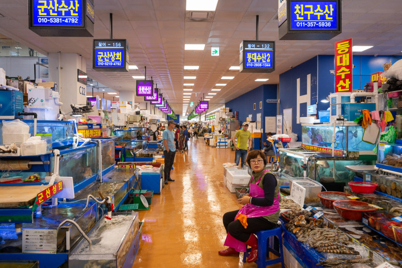 Seoul, Modern Noryangjin Fish Market 